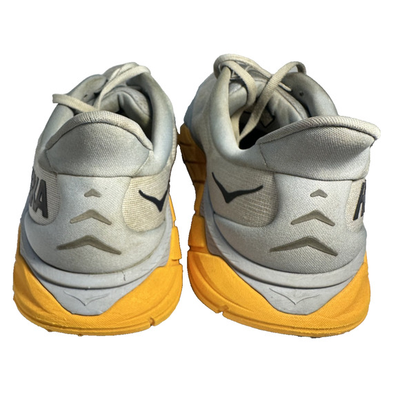 Hoka One One Arahi 6 Men’s Size 10 D Running Shoes Gray Yellow Stability - Picture 6 of 9